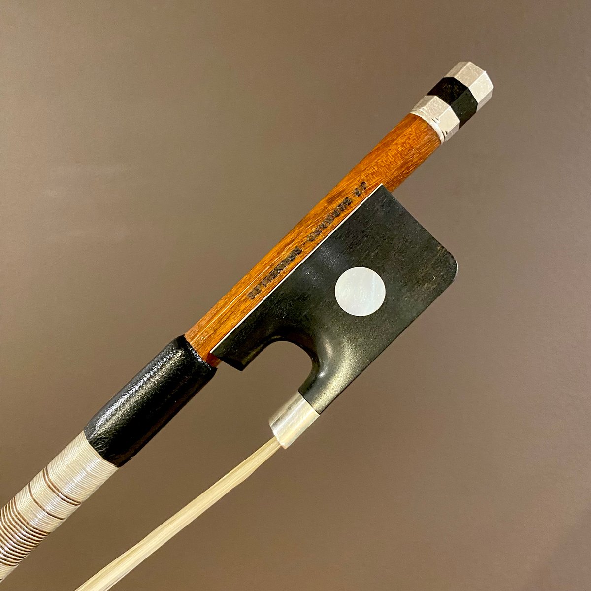 チェロ弓■BERNARD■４／４■CelloBow■ベルナルド■ベルナール チェロ弓】J.P.BERNARD J.P.ベルナール 3508/3515 シルバー 証明
