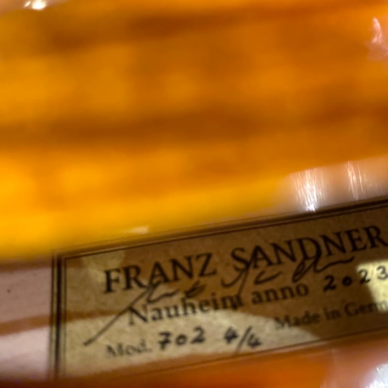 バイオリンFranz SANDNERフランツ・ザンドナー #702R | 国際楽器