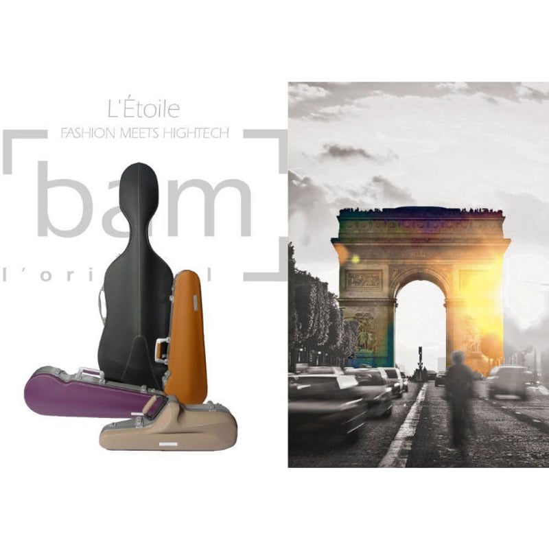 ビオラケース】 bam 2200XLC コンター カーボンブラック | 国際楽器社