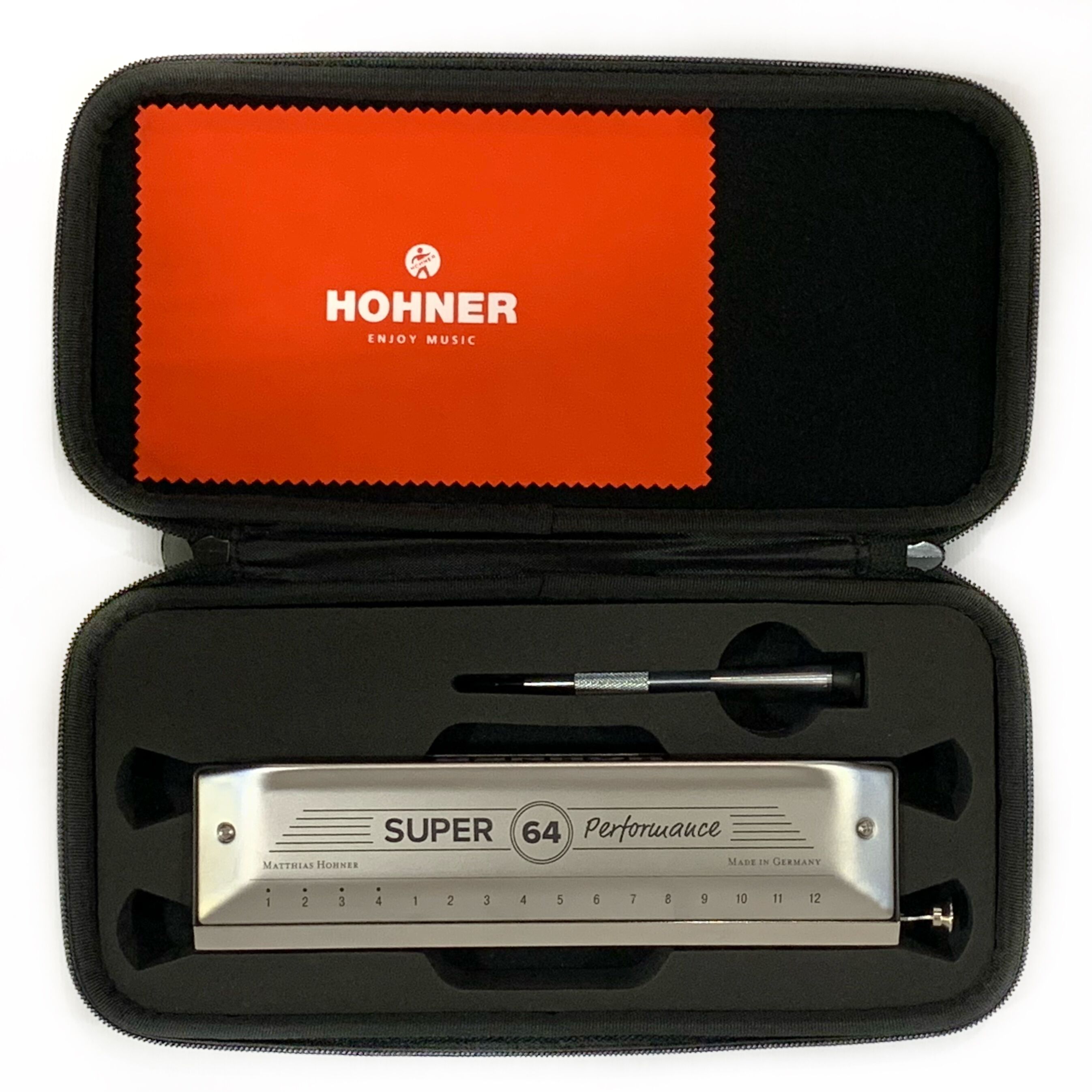 Hohner Super 64X ハーモニカ 本体 ケース セット 笛 HOHNER-Super 64- | 国際楽器社 オンラインショップ