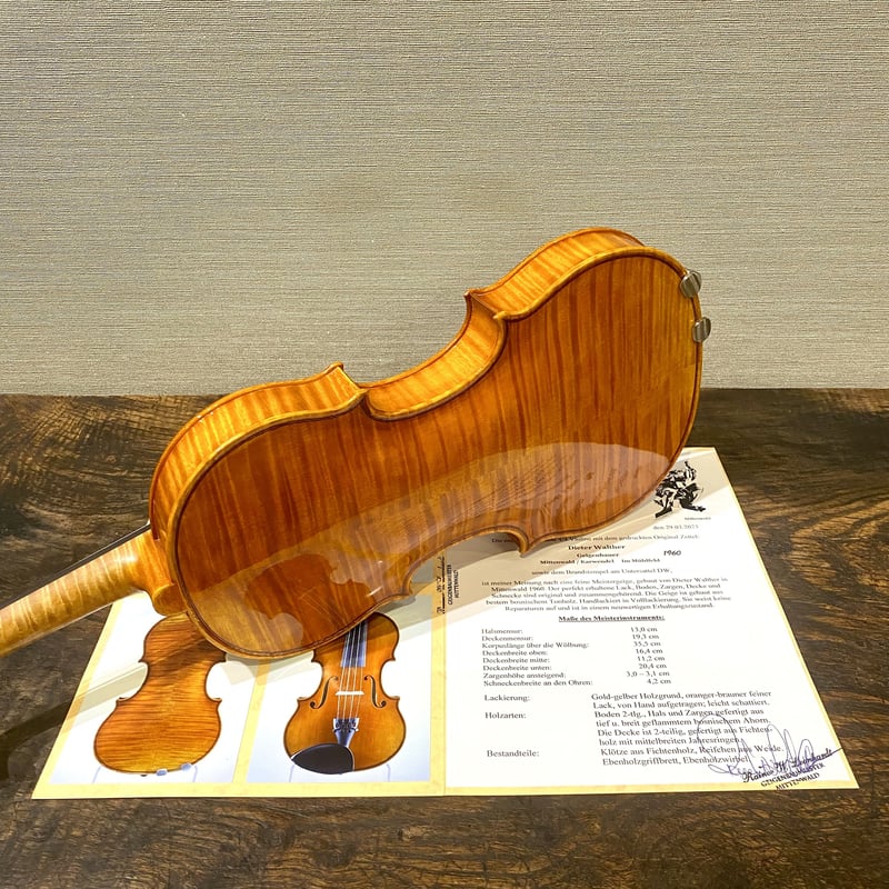 ☆ A Histrical Old Violin /鑑定書有り