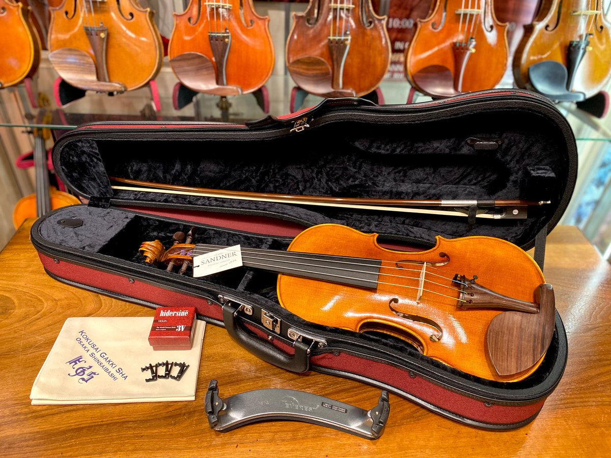 数量限定】F.Sandner#702R☆新入生応援☆バイオリンセット4/4 ケース