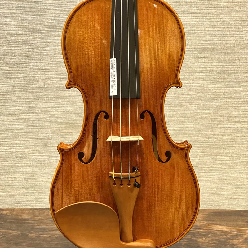 専用クラウスへフラー　分数1/2バイオリン弓付 クラウスへフラー分数バイオリン1/2 ケース肩当て弓付き