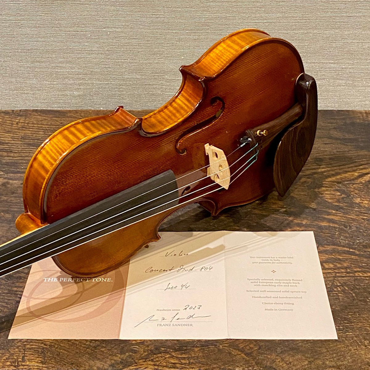 Franz Kirschnek No.19 Jos. Sandner 弓 フルサイズ バイオリン○D081Y049