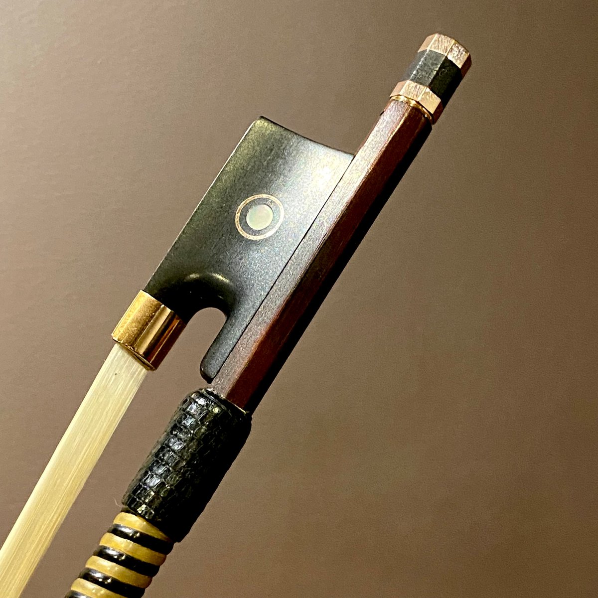 ヴァイオリン　弓　old violin bow バイオリン弓】GOLD-mounted Bow by WILLIAM WATSON | 国際