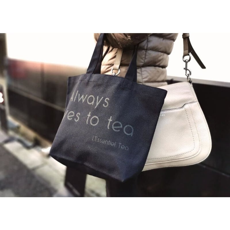 alwaysエコバッグ　青茶 コンパクトバッグL/CHERISH PALE BLUE DOT | アフタヌーンティー