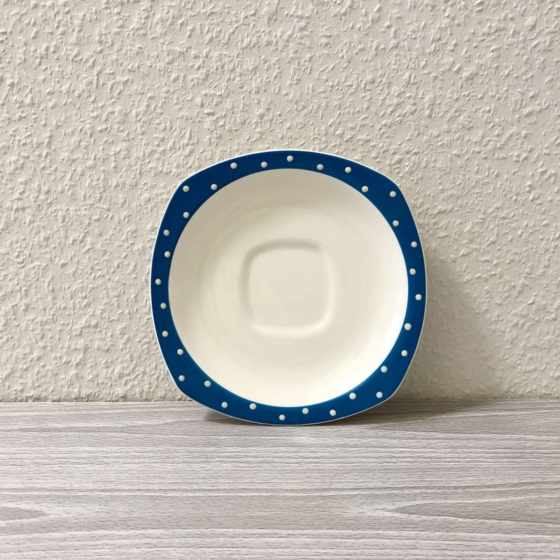 Midwinter Stylecraft Shape Blue Domino Cup & Sa