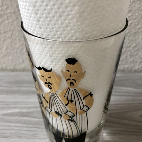 Gay Fad Studios Golden Barbershop Quartet Glass Tumbler 02