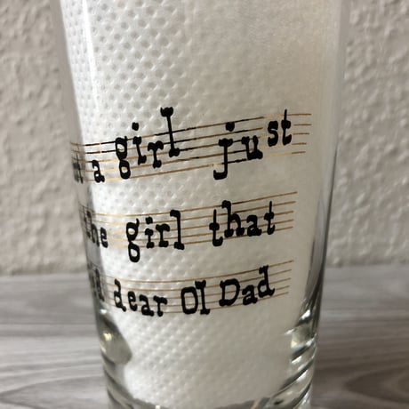 Gay Fad Studios Golden Barbershop Quartet Glass Tumbler 01