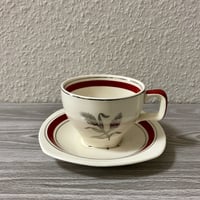 Midwinter Stylecraft Shape Silver Wheat Cup & Saucer 02