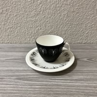 Midwinter Stylecraft Shape Blue Domino Cup & Sa