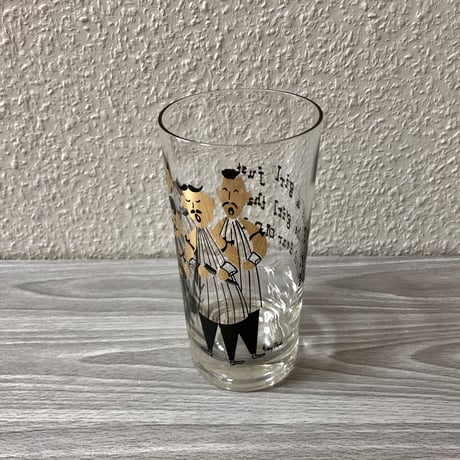 Gay Fad Studios Golden Barbershop Quartet Glass Tumbler 02