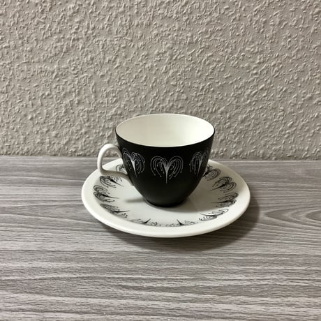 E.Brain & Co Domino Pattern Cup & Saucer 02