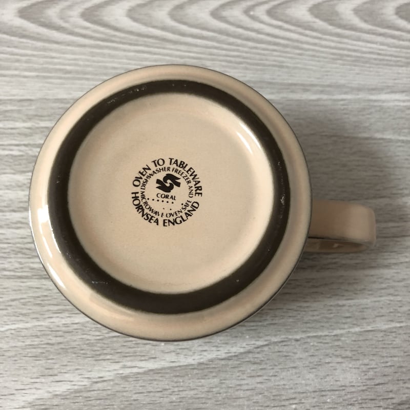 HELLACOPTERS & FLAMING SIDEBURNS カップリング Hornsea Coral Cup & Saucer 02 | Wickerman Ledge