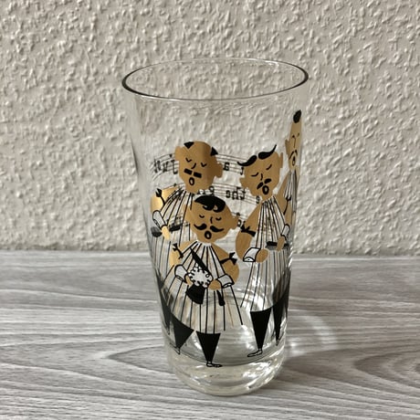 Gay Fad Studios Golden Barbershop Quartet Glass Tumbler 01