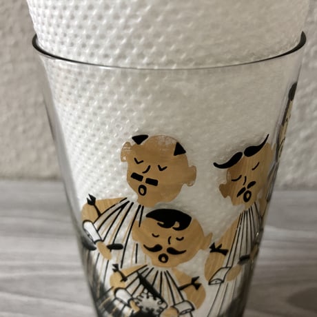 Gay Fad Studios Golden Barbershop Quartet Glass Tumbler 02