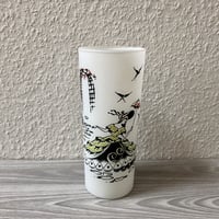 Hazel Atlas Southern Belle Frosted Glass Tumbler White 01
