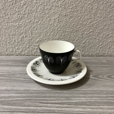 E.Brain & Co Domino Pattern Cup & Saucer 02