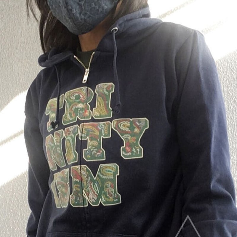 【FR2】港　刺繍ペイズリージップアップパーカー ペイズリー刺繍が目を惹く】#FR2エフアールツージップフーディ