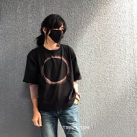 太陽と月_オーバーTシャツ