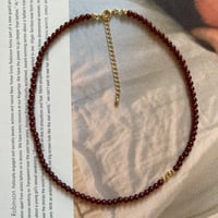 garnet necklace