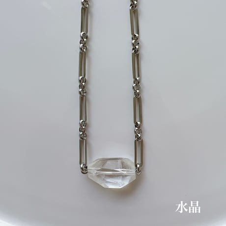 stainless stone necklace