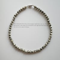 dalmatian jasper necklace