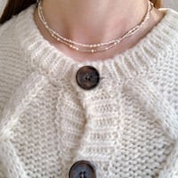 beads×pearl necklace