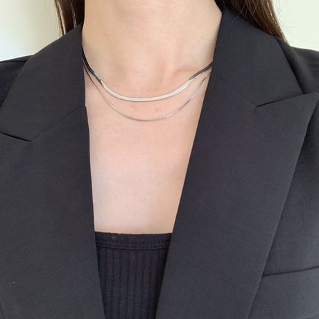 double  necklace