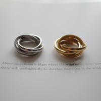 triple stainless ring