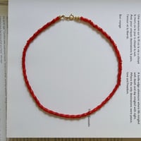 coral choker