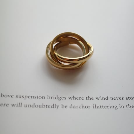 triple stainless ring