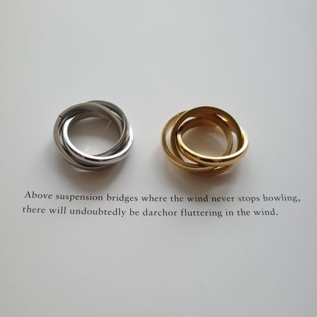 triple stainless ring