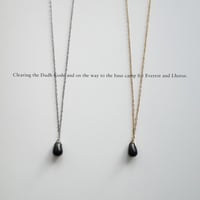 onyx stainless necklace