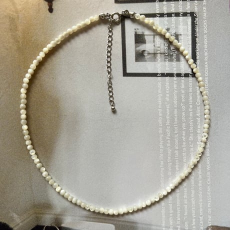 mother of pearl necklace #white