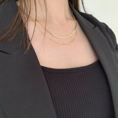 double  necklace