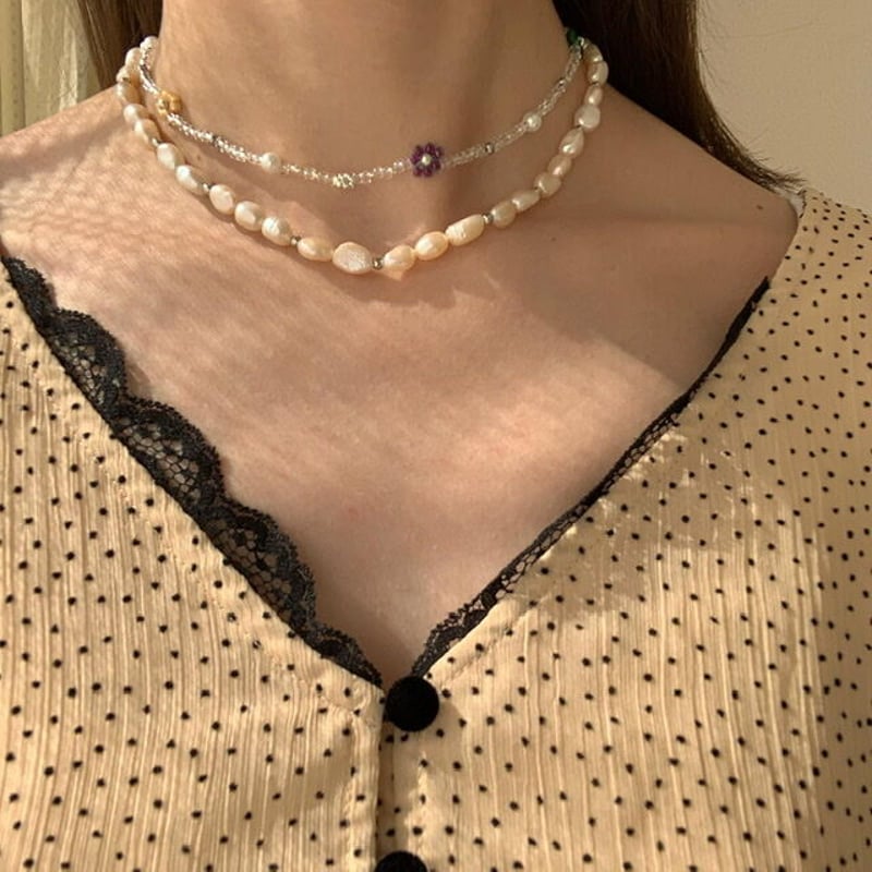 pearl necklace #202 | ilelly
