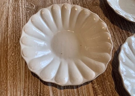 古谷製陶所　輪花深皿　大