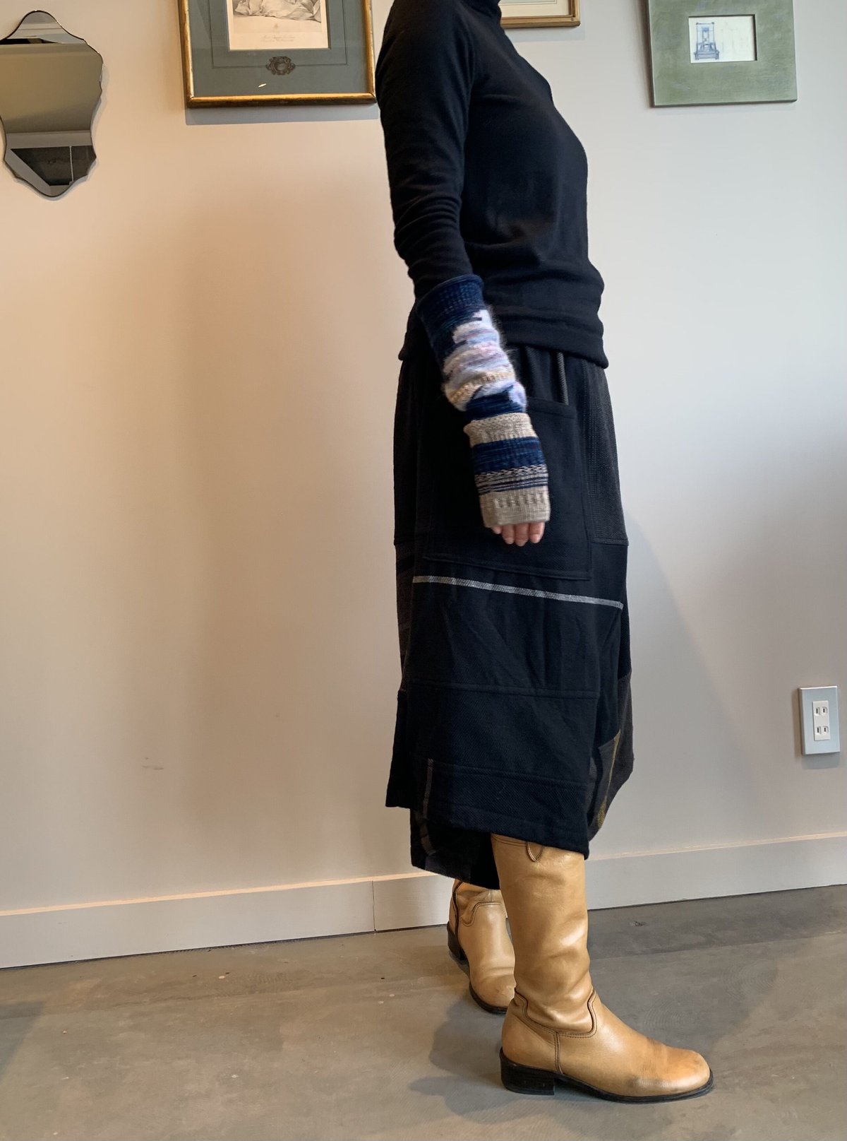 【美品】タマキニイメ ダックス レッドネイビーベージュ ダックス | tamaki niime