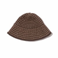 Diaspora skateboards Cotton Croche Knit Hat (Brown)