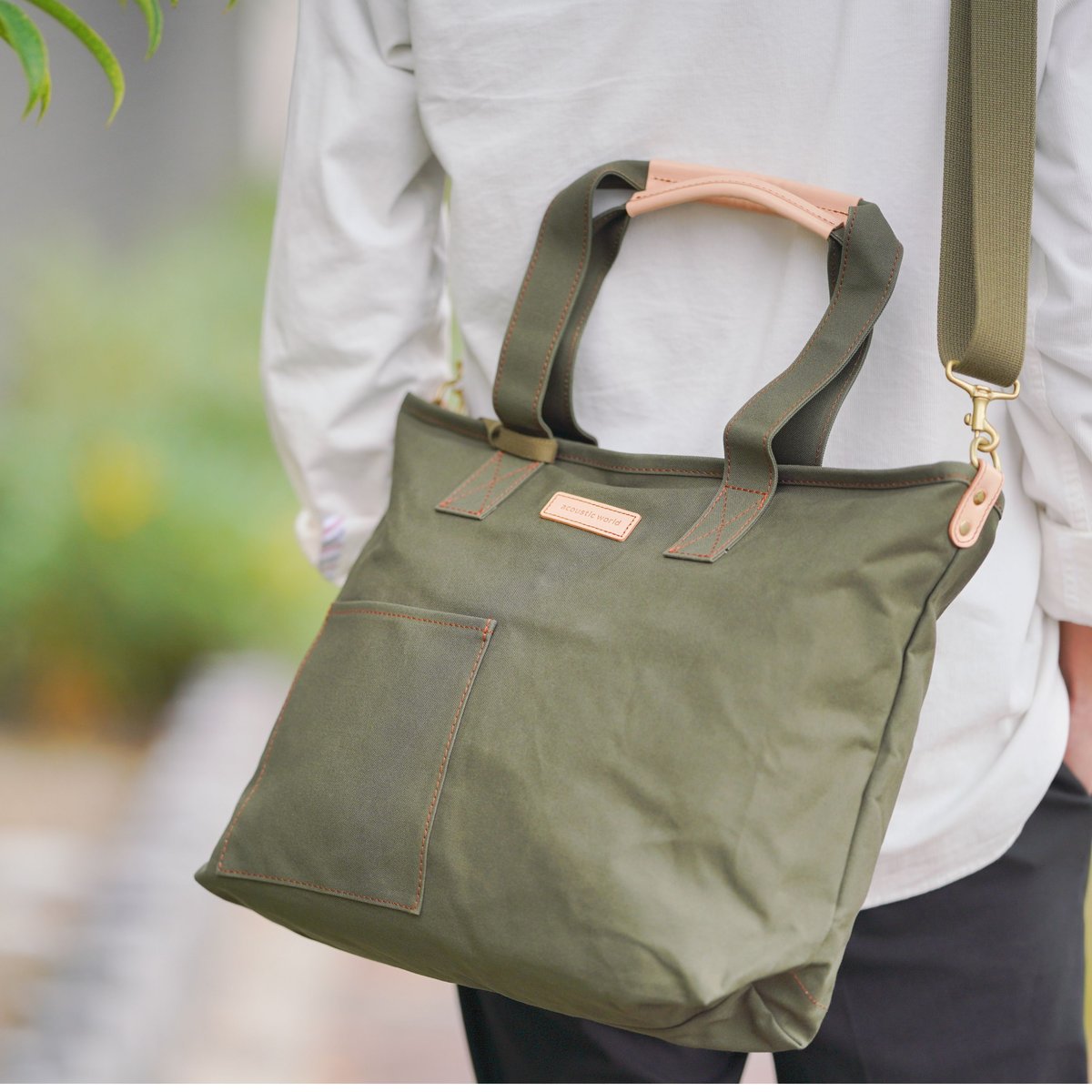 2WAYトート【ステッチシリーズ】 | acoustic world 直営ショップ