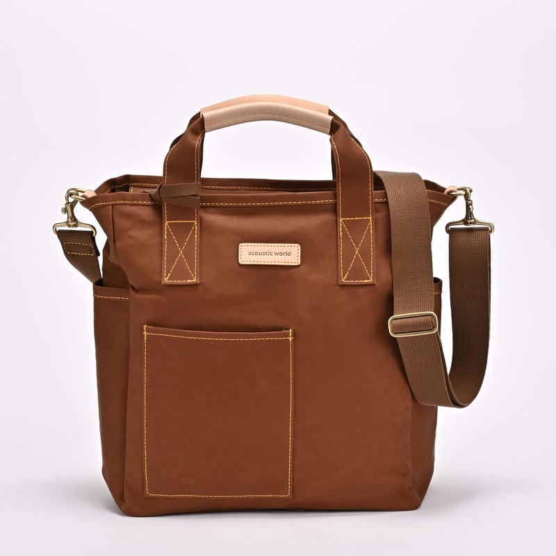 ボックス型手提げショルダーバッグ【ステッチシリーズ】 | acoustic