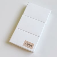組立済み「小さなリネン風の紙箱」（３箱）