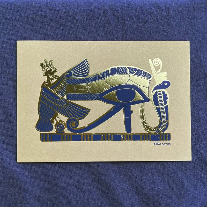 黄金の紙束」50枚セット（ツタンカーメンの護符付き） | WAKO cards