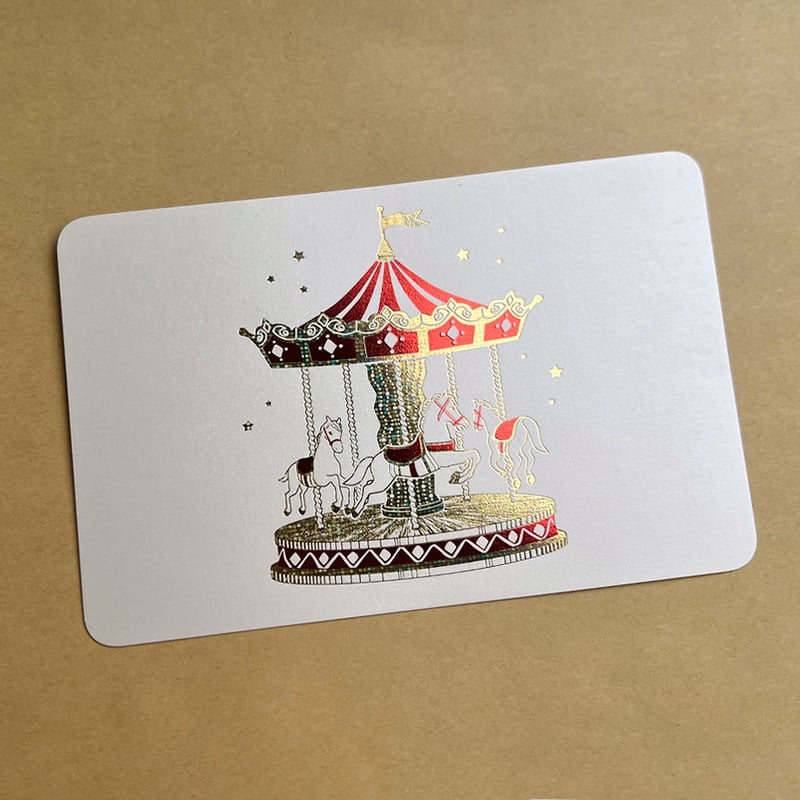 午》メリーゴーランド（角丸カード） | WAKO cards ワコウカードストア