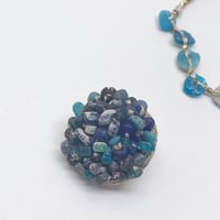 Romanglass Beads  Brooch
