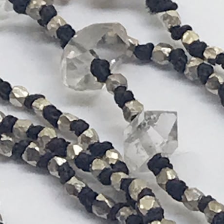 Necklace (5wrapbracelets)    Karensilverbeads, Herkimerquuartz