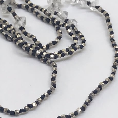 Necklace (5wrapbracelets)    Karensilverbeads, Herkimerquuartz