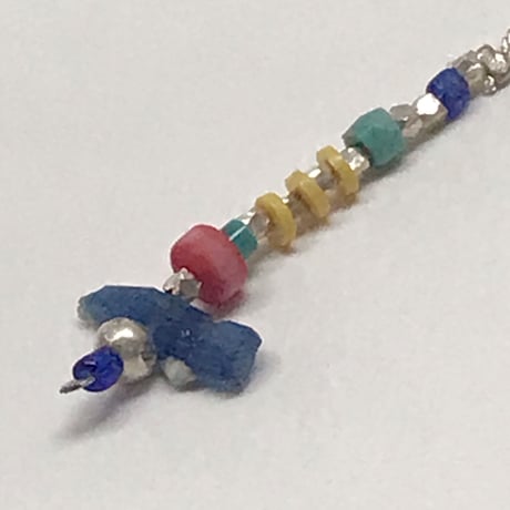 Old Beads&Silver Earrings