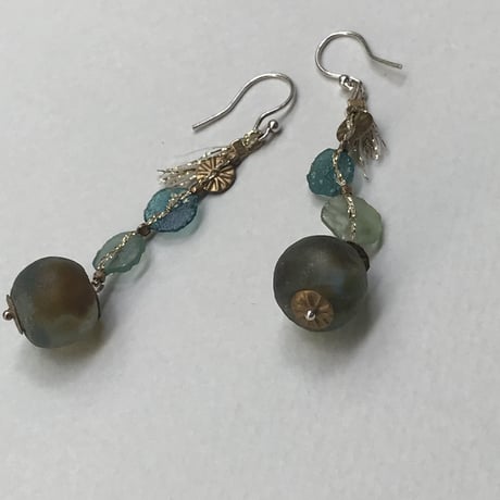 Romanglassbeads Afghanglassbeads   Earrings